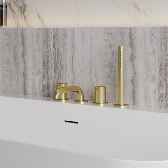 Смеситель на борт ванны AQUAme Siena AQM6219BG