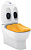 Унитаз-компакт Creavit Ducky DC361 с функцией биде