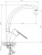 Смеситель для кухни Decoroom DR72 DR72021