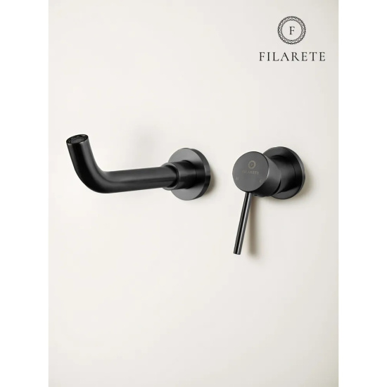 Смеситель для раковиный Filarete Roun FL4020BG, графит