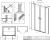 Душевая дверь в нишу Radaway Nes DWD II 10037093-01-01 + 10041057-01-01 150 см Душевая дверь в нишу Radaway Nes DWD II 10037093-01-01 + 10041057-01-01 150 см
