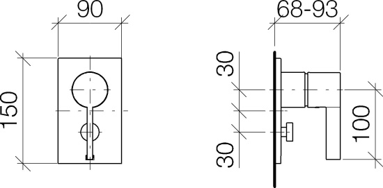 Смеситель для душа Dorn Bracht IMO 36120670-00 хром