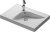 Раковина Hatria Grandangolo DX 75 см Раковина Hatria Grandangolo DX 75 см