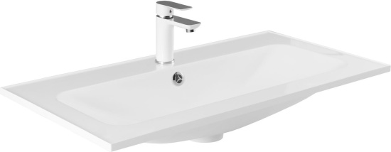 Тумба с раковиной Aquanet Арт 90 подвесная, белая матовая