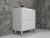 Тумба с раковиной Style Line Стокгольм 80 напольная, белый рифленый софт