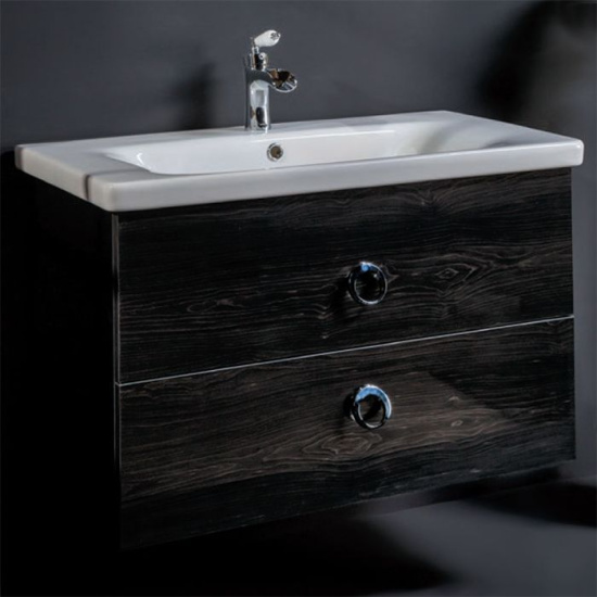 Мебель для ванной Armadi Art NeoArt 80 black wood
