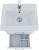 Тумба с раковиной Iddis New Custo 50, напольная, белая Тумба с раковиной Iddis New Custo 50, напольная, белая