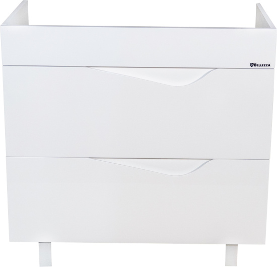 Тумба с раковиной Bellezza Эйфория 85 белая