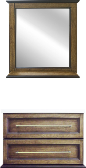 Зеркало Misty Винтаж 60 дуб