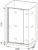 Душевой уголок Good Door Orion WTW-PD+SP-G-CH 130x80