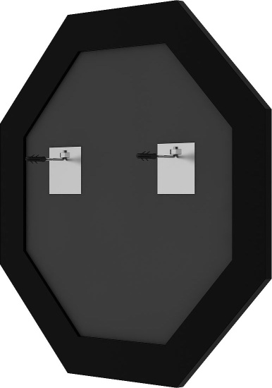 Зеркало Evoform Octagon BY 3809 67x67 см волна хром