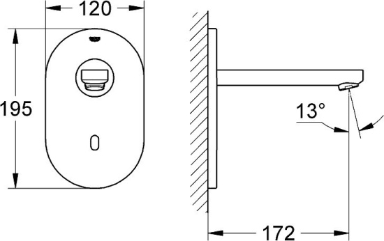 Кран для фильтра Grohe Eurosmart Cosmopolitan E 36335SD0 нержавеющая сталь