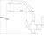 Смеситель для кухни Zorg Sanitary ZR 327 YF BR light