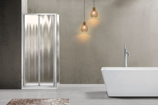 Душевой уголок Vincea Garda VSR-1G9090CH 90x90 см, профиль хром, стекло шиншилла