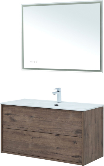 Мебель для ванной Aquanet Lino 100 дуб веллингтон