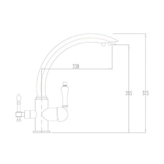 Смеситель для кухни Kaiser Vincent 31244-1
