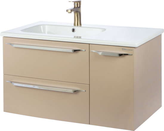 Мебель для ванной Bellezza Луиджи 90 L, капучино, подвесная
