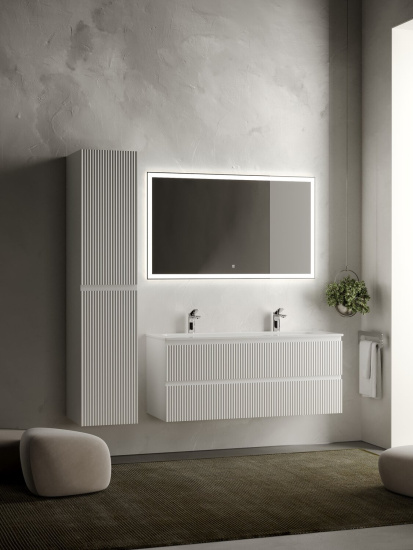 Тумба с раковиной Sancos Snob R 120 Bianco SNR120W, подвесная