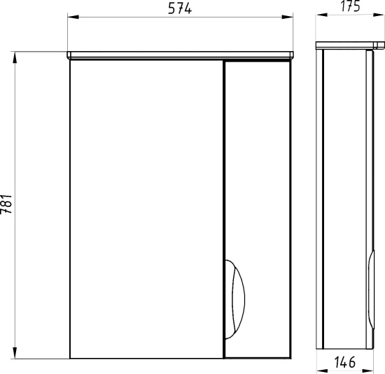 Мебель для ванной ASB-Mebel Миранда 60