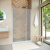 Душевая дверь в нишу Vegas Glass  EP-F-2 NOVO h2000 130 07 Moru L, профиль матовый хром, стекло Moru