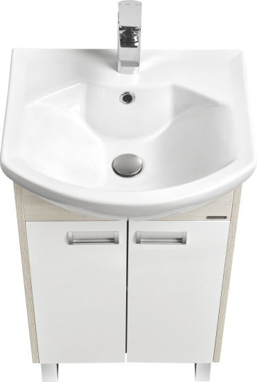 Мебель для ванной Aquaton Бекка Pro 50 белая, дуб сомерсет