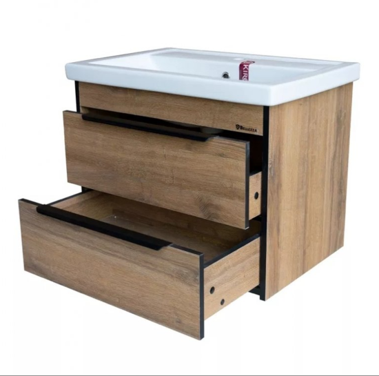 Тумба с раковиной Bellezza Бруно 70 табакко
