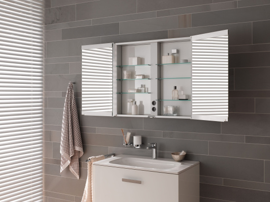 Зеркало-шкаф Keuco Royal Match 80 см, с подсветкой