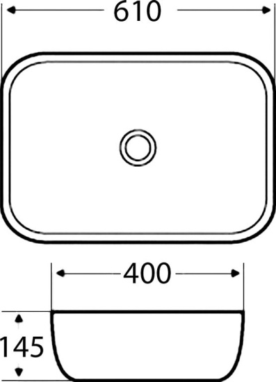 Накладная раковина BelBagno BB2143-P