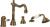 Смеситель на борт ванны Migliore Oxford 19087 термостат, бронза