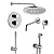 Душевой комплект Paffoni Light KITZLIQ018CR006