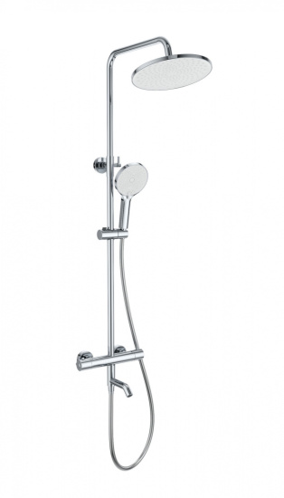 Душевая стойка Wonzon & Woghand Inn 3 WW-B3065-T1-CR с термостатом