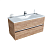 Тумба с раковиной Sanvit Кубэ-2 120 ясень