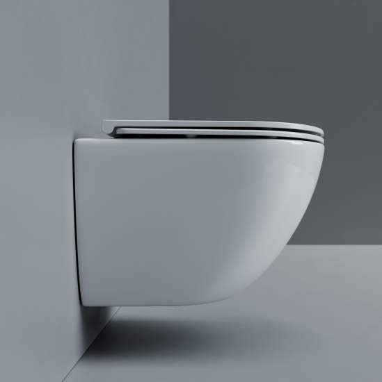 Унитаз подвесной Ceramicanova Alba торнадо 3.0 CN11005T с сидением