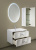Тумба с раковиной Marka One Carre 75П White