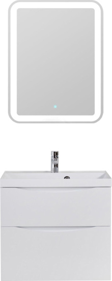 Тумба с раковиной BelBagno Marino H70 bianco lucido