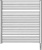 Полотенцесушитель электрический Zehnder Toga TEC-070-050/DD Chrome
