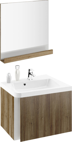 Тумба с раковиной Ravak SD 10° 65 темный орех R