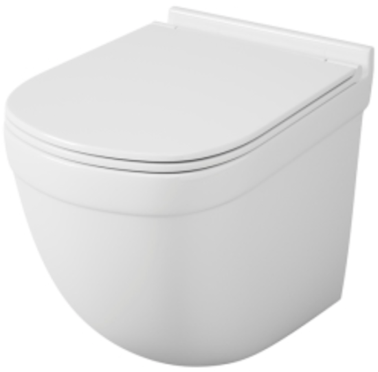 Инсталляция Geberit Duofix Delta 458.103.21.1 с кнопкой смыва + унитаз подвесной WeltWasser Heimbach 004 GL-WT
