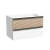 Тумба с раковиной Sancos Delta 80 дуб светлый/белый, DL80W