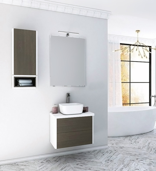 Полка AQUATON Брук 30 дуб феррара