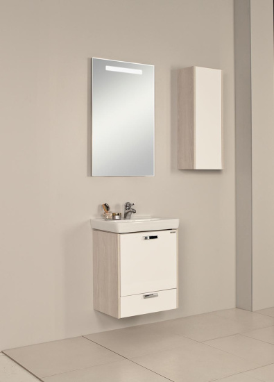 Шкаф Aquaton Йорк 1 створка белый/ясень фабрик