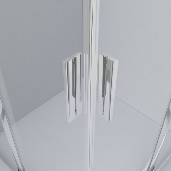 Душевой уголок Vincea Garda VSQ-1G100CL 100x100, профиль хром, стекло прозрачное