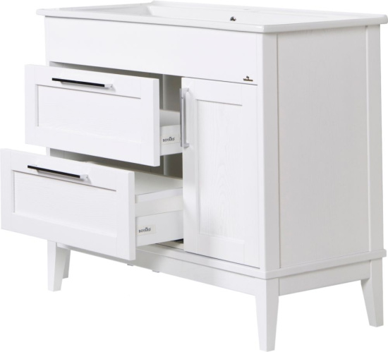 Зеркало ValenHouse Эйвори 105 белое