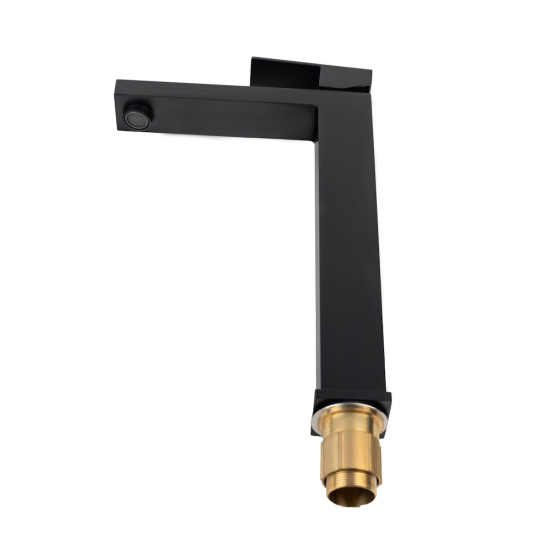 Смеситель для раковины высокий Filarete Fing FL6040BL, черный