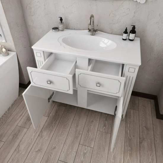 Тумба с раковиной Sanstar Эдельвейс 80