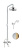Душевая стойка Fiore Venere Sky 13CO0615 хром/золото Душевая стойка Fiore Venere Sky 13CO0615 хром/золото