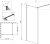 Душевая перегородка Radaway Modo X Black II Frame 140