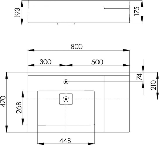 Тумба с раковиной Aquaton Сакура 80 L, ольха наварра, белая