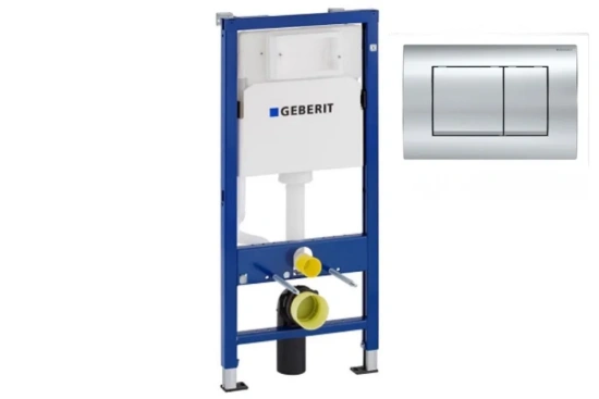 Инсталляция для унитаза Geberit Duofix UP100 458.103.00.1 с кнопкой смыва Delta 30