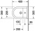 Биде подвесное Duravit Starck 3 2231150000 Биде подвесное Duravit Starck 3 2231150000